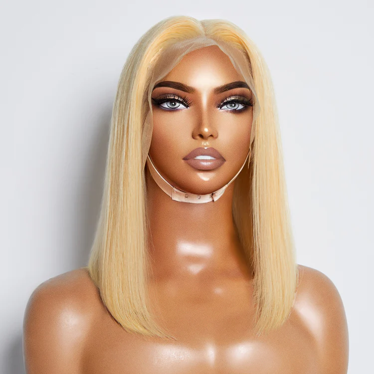 13x4 Lace Pre plucked Straight Blonde Wig