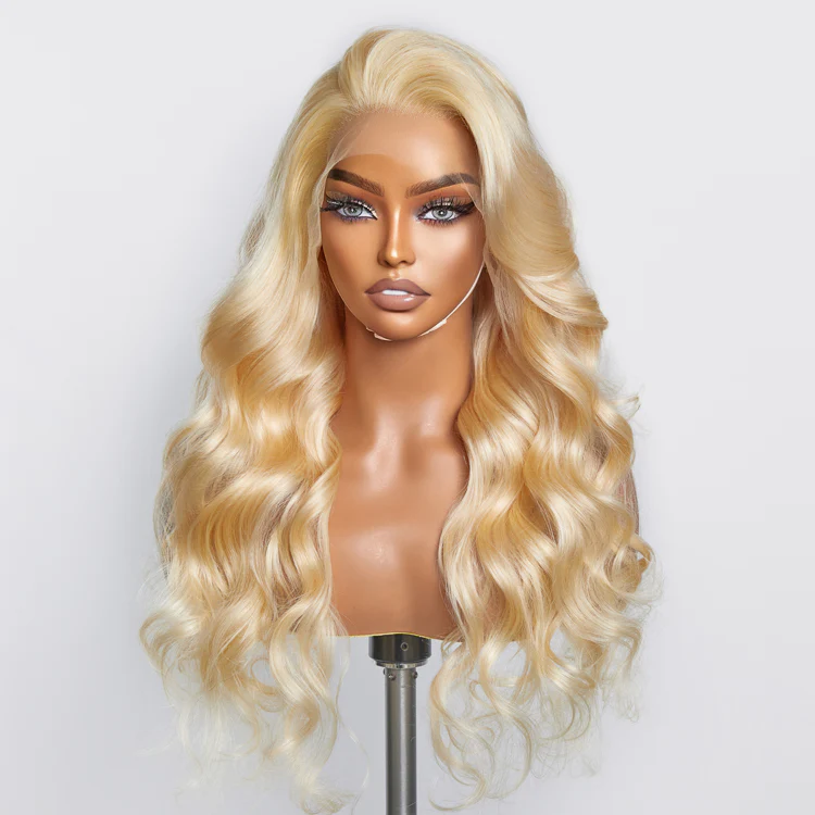 13x4 Wig Blonde Pre Plucked Lace Body Wave